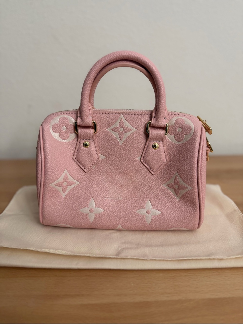 L Bicolor Empreinte Speedy Bandouliere Mini $33